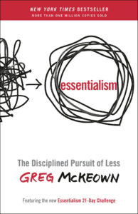 Best Leadership Books - "Essentialism" by Greg McKeown