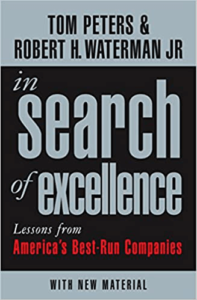 Best Leadership Books - In Search of Excellence by Thomas J. Peters and Robert H. Waterman Jr.