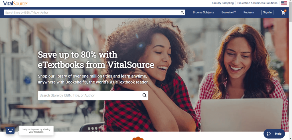 VitalSource Homepage