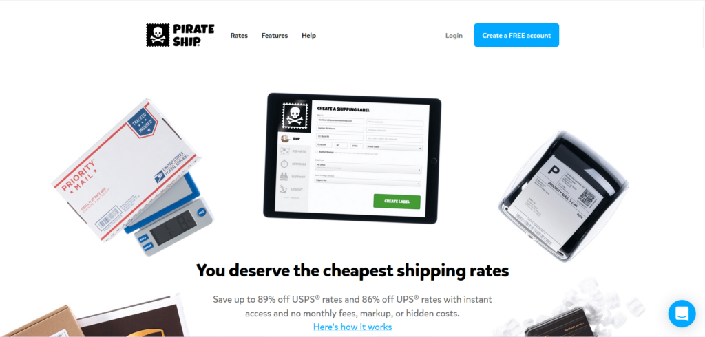 Pirate Ship Homepage