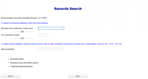 Colorado Secretary Of State Business Search (SOS Entity Search 2024)