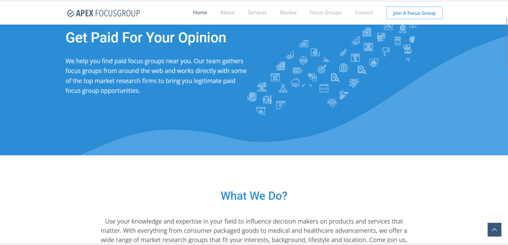 Apex Focus Group Homepage