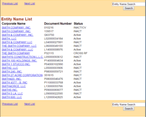 Florida Secretary Of State Business Search (SOS Entity Search 2023)