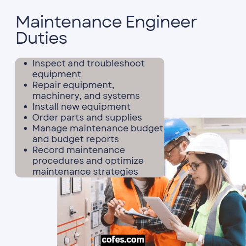 Maintenance Engineer Duties