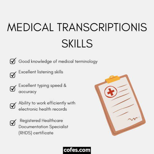 Medical Transcriptionist Job Description Salary Duties More 2023   Medical Transcriptionist Skills 