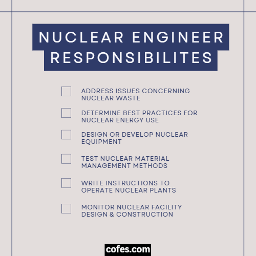 Nuclear Engineer Responsibilities
