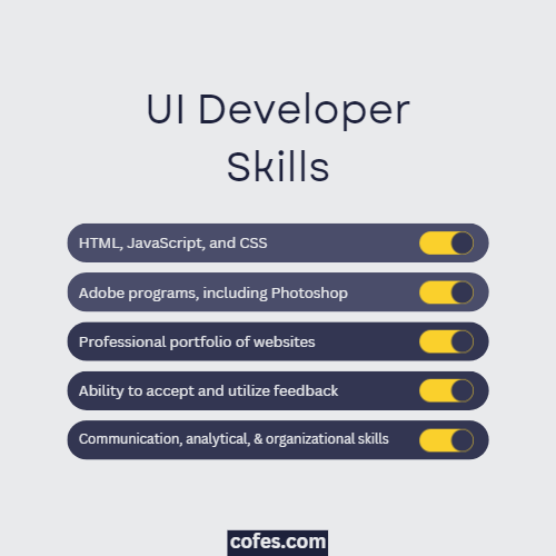 UI Developer Skills
