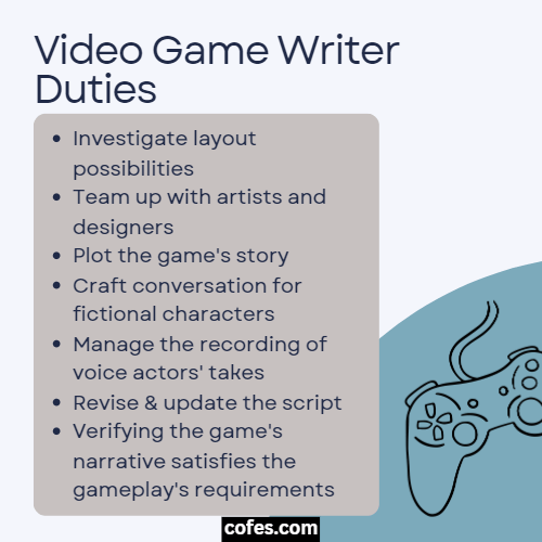 Video Game Writer Duties