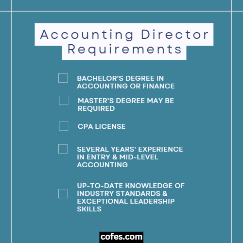 Accounting Director Requirements