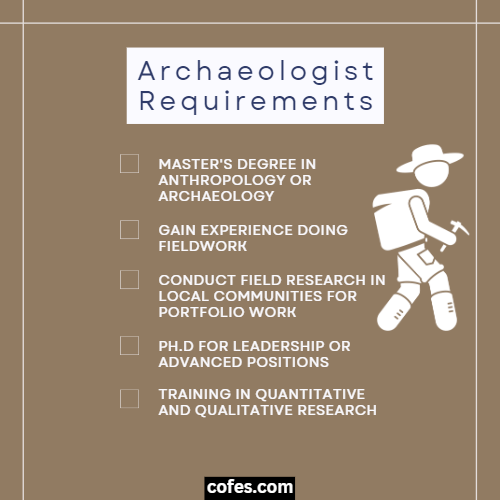 Archaeologist Requirements