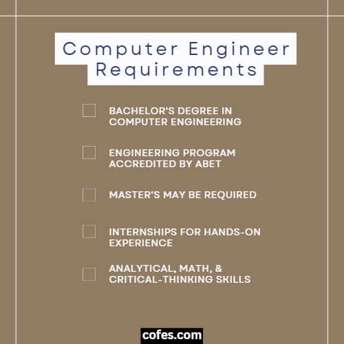 Computer Engineer Requirements