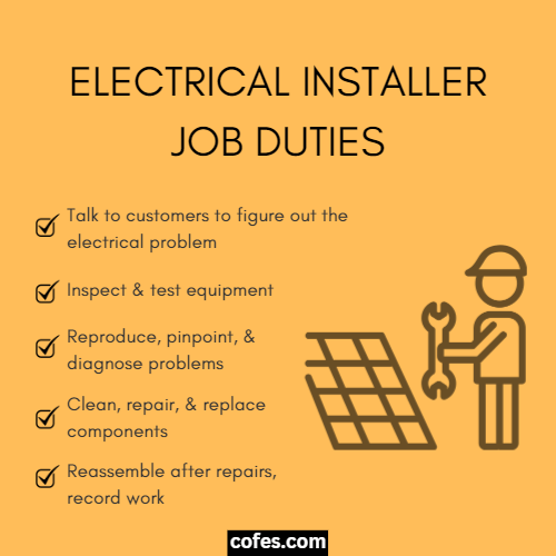 Electrical Installer Job Duties