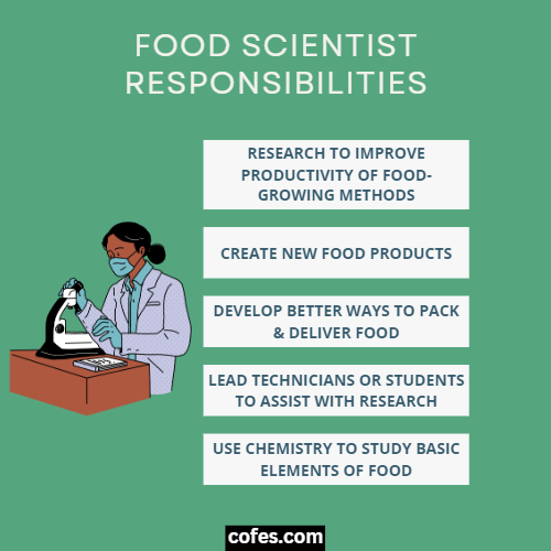 Food Scientist Responsibilities