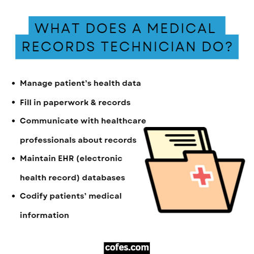 Medical Records Technician Tasks