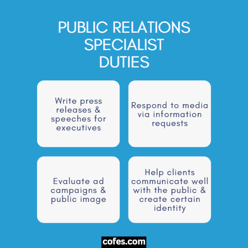 Public Relations Specialist Duties