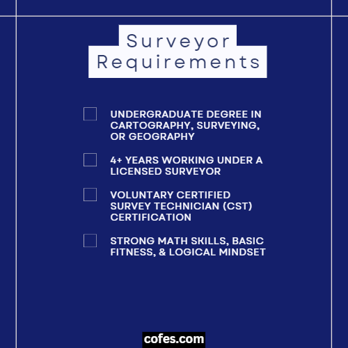 Surveyor Requirements